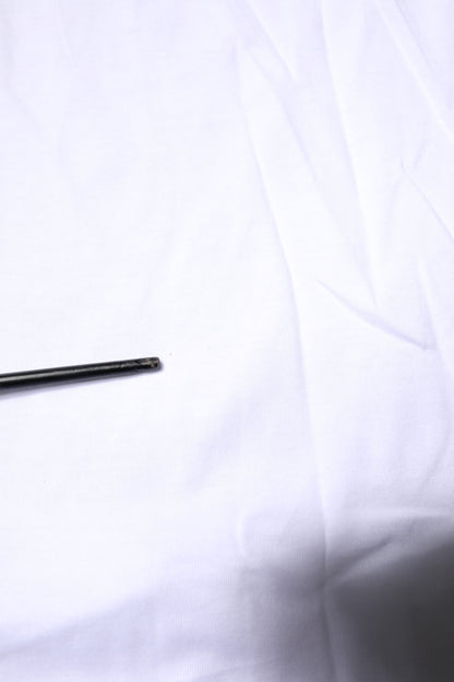 Dolce &amp; Gabbana – Ärmelloses Tank-T-Shirt aus weißer Baumwolle mit Aufdruck