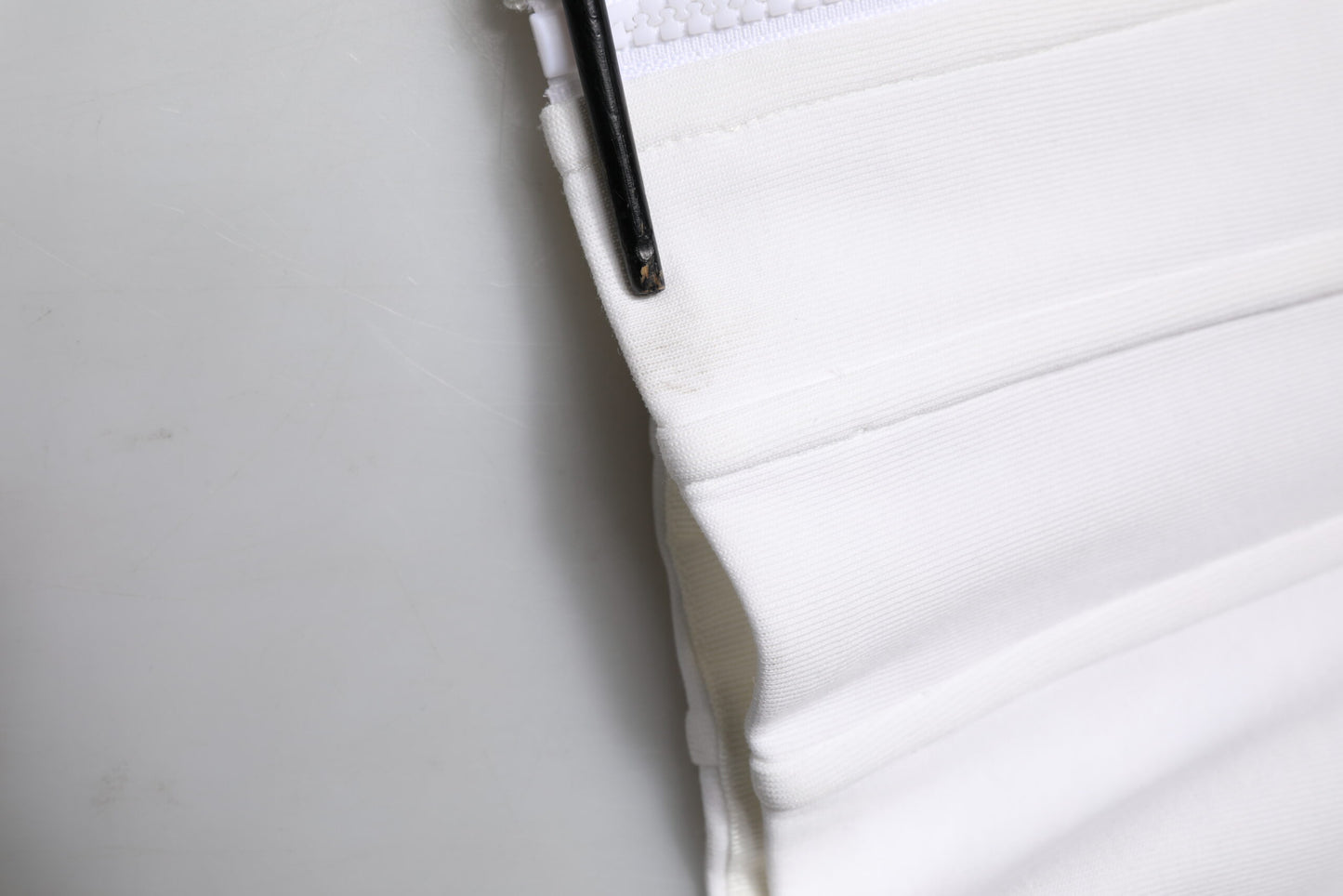 Dolce &amp; Gabbana – Blusenoberteil aus weißer Baumwollmischung mit 3/4-Ärmeln