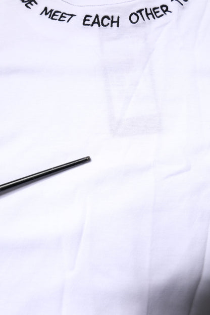 Dolce &amp; Gabbana – Ärmelloses Tank-T-Shirt aus weißer Baumwolle mit Aufdruck