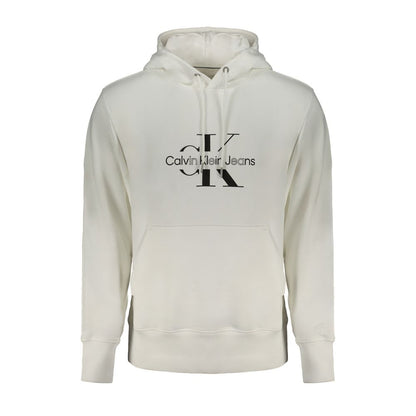 Calvin Klein Weißer Baumwollpullover für Herren