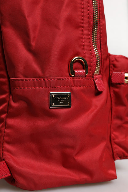 Dolce &amp; Gabbana Roter #DGFAMILY VULCANO Verzierungsrucksack