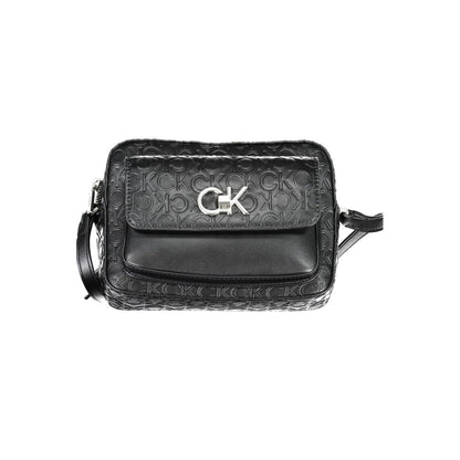 Calvin Klein Schwarze Polyester-Handtasche