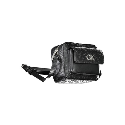 Calvin Klein Schwarze Polyester-Handtasche