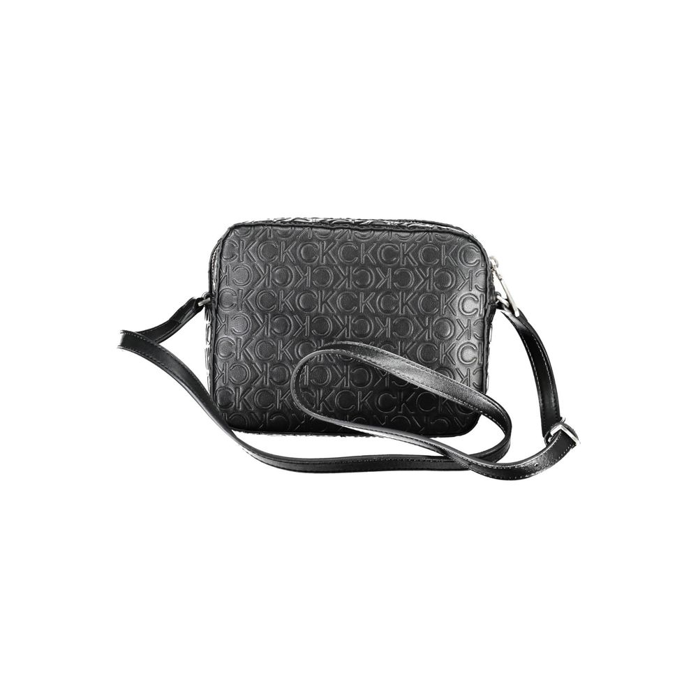 Calvin Klein Schwarze Polyester-Handtasche