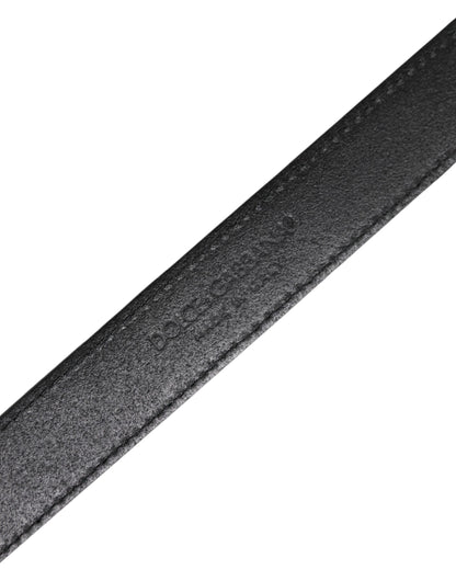 Dolce &amp; Gabbana – Mehrfarbiger Gürtel aus Jacquard-Leder mit Logo-Schnalle