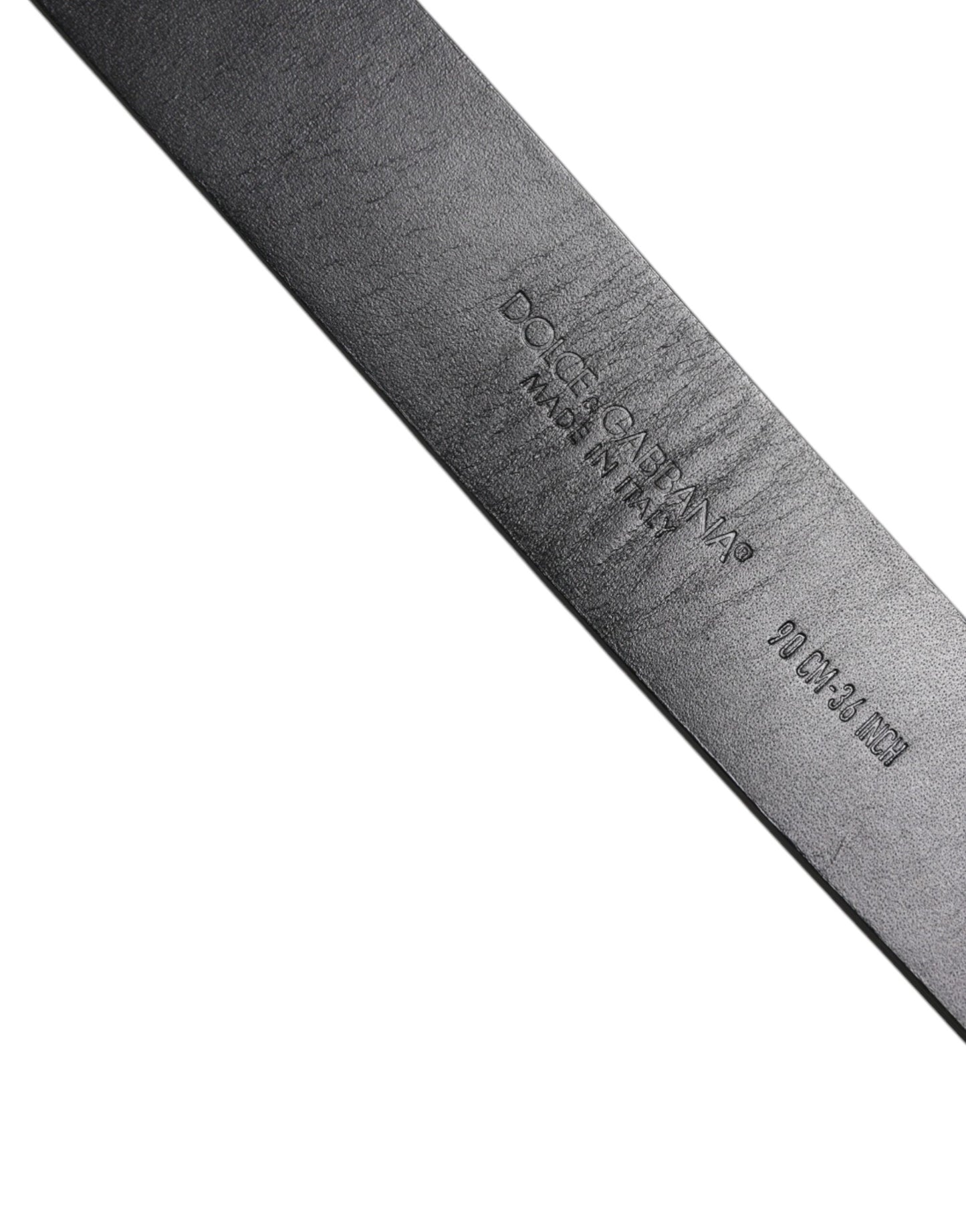 Dolce &amp; Gabbana – Klassischer Gürtel aus schwarzem Leder mit Metall-Logoschnalle