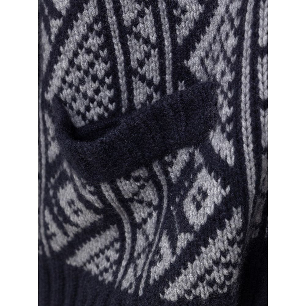 Cruciani Zweifarbiger Kaschmir-Cardigan