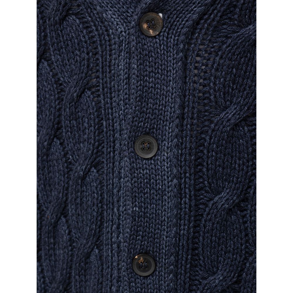 Cruciani Blauer Kaschmir-Cardigan