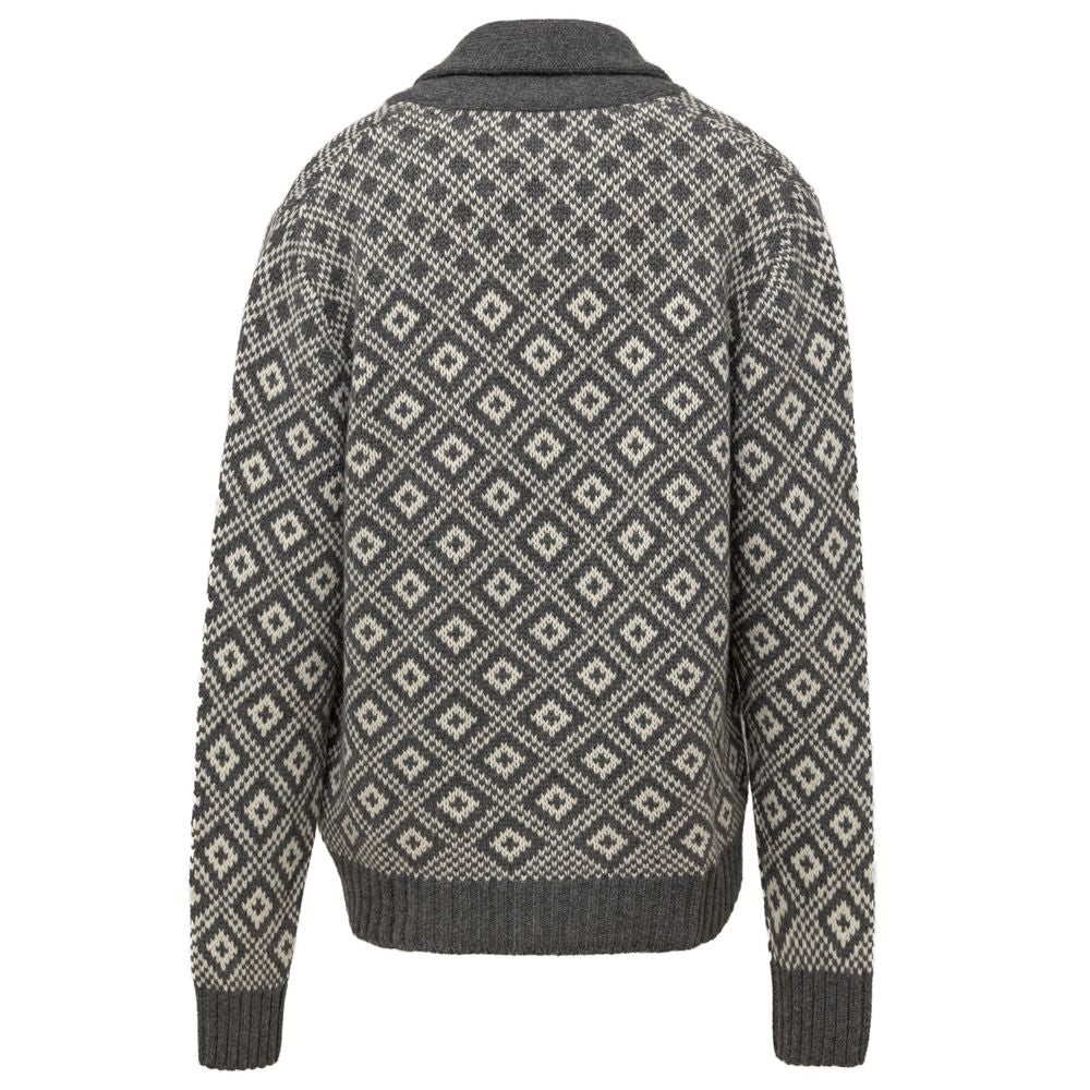 Cruciani Zweifarbiger Kaschmir-Cardigan