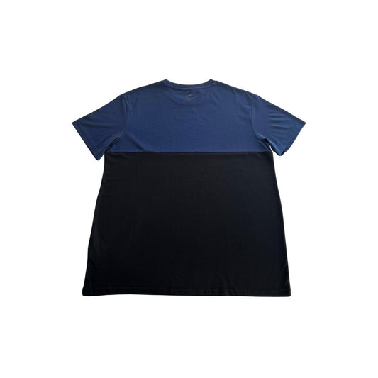 Trussardi Beachwear Blaues Herren-T-Shirt aus Baumwolle