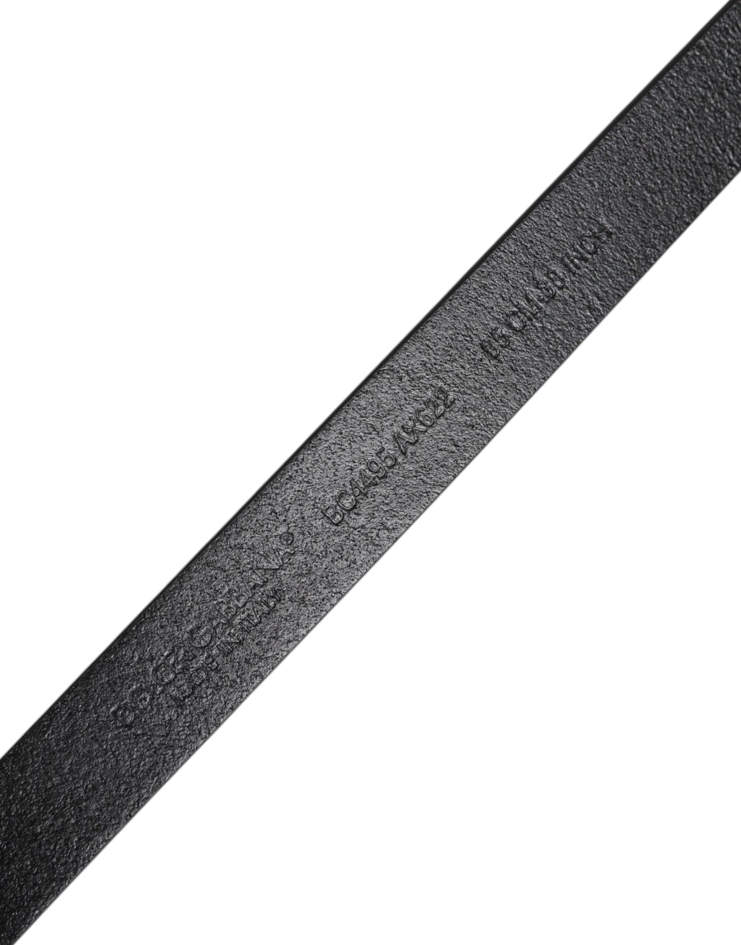 Dolce &amp; Gabbana – Klassischer Gürtel aus schwarzem Kalbsleder mit Metall-Logoschnalle