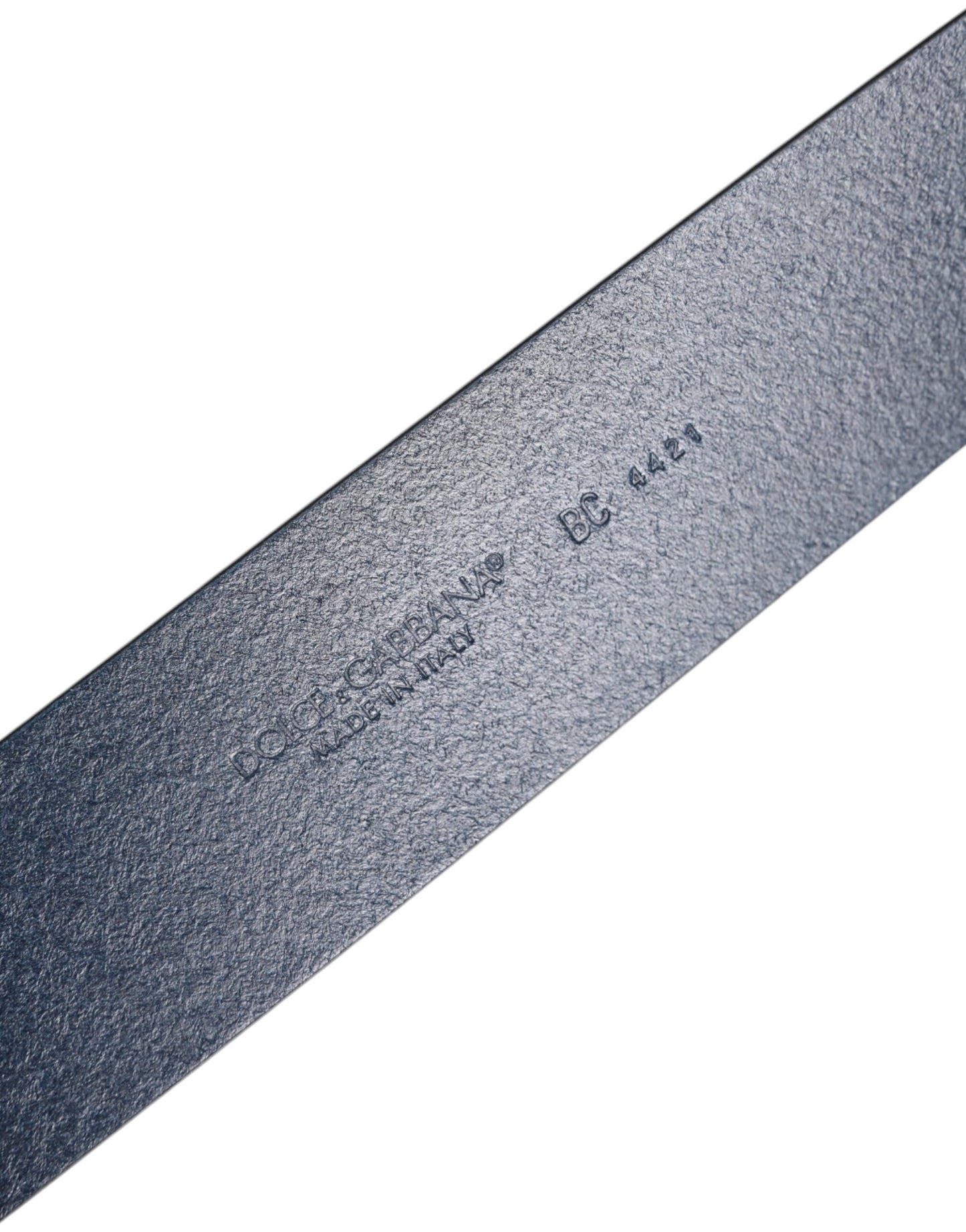 Dolce &amp; Gabbana – Blauer Gürtel aus Kalbsleder mit klassischer Metallschnalle