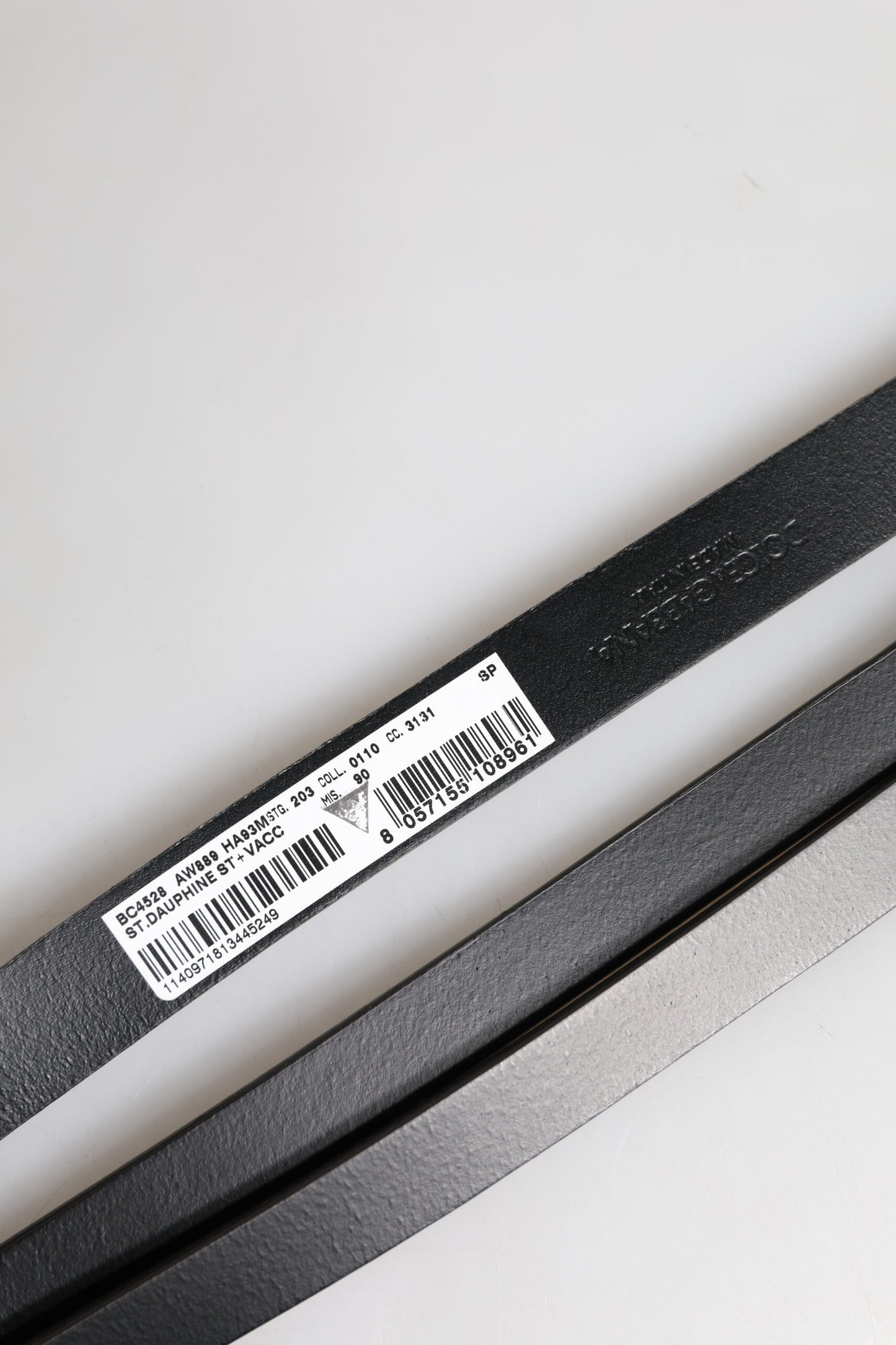 Dolce &amp; Gabbana Schwarzer Leoparden-Gürtel mit klassischer goldener Metallschnalle