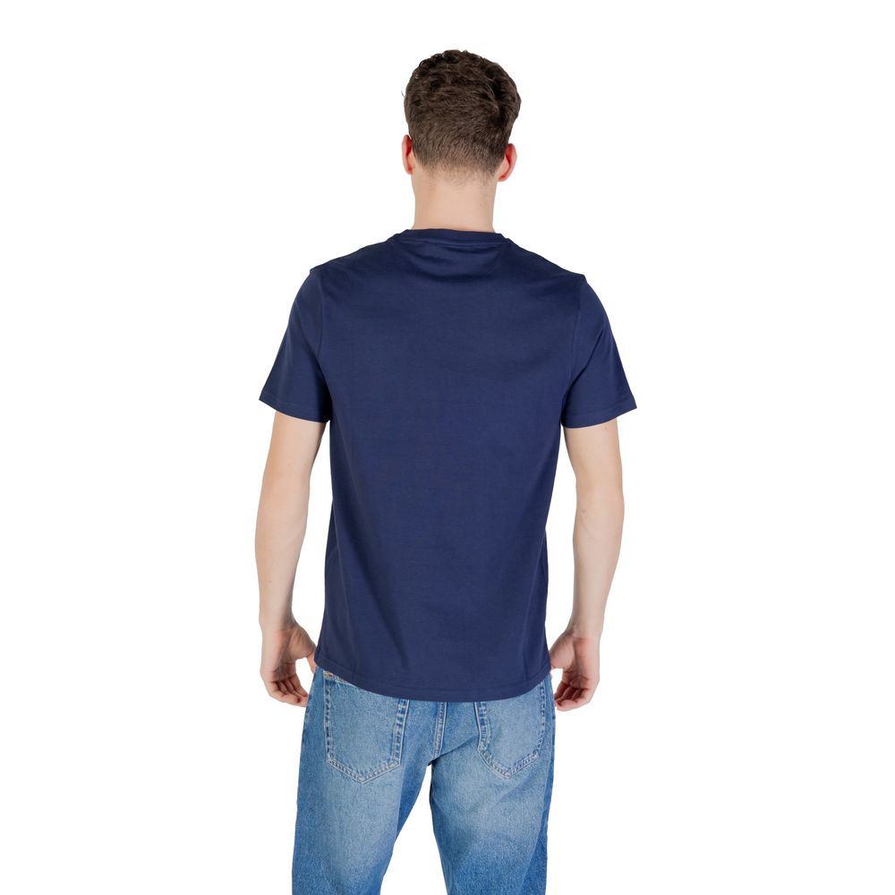 Lyle &amp; Scott – Blaues Baumwoll-T-Shirt
