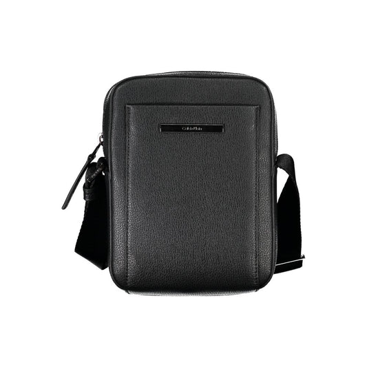 Calvin Klein – Elegante schwarze Schultertasche mit Logodetail