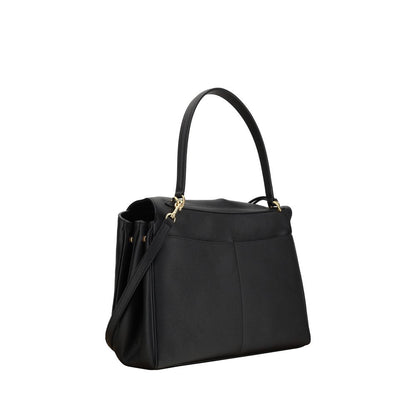 Balenciaga Schultertasche aus schwarzem Kalbsleder Bos Taurus