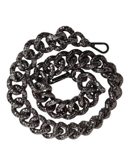 Dolce &amp; Gabbana – Schulterriemen mit Logo-Gravur in Schwarz