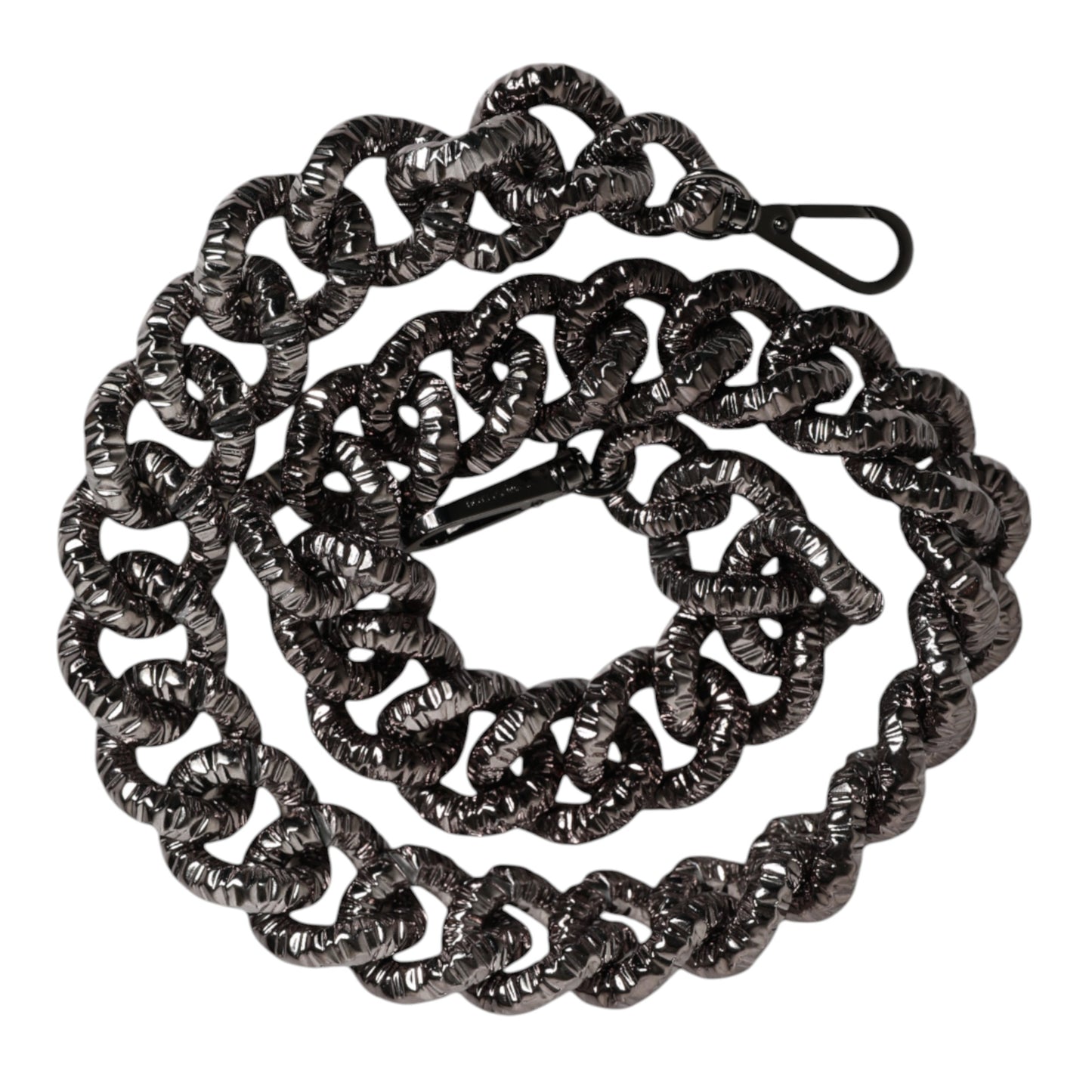 Dolce &amp; Gabbana – Schulterriemen mit Logo-Gravur in Schwarz