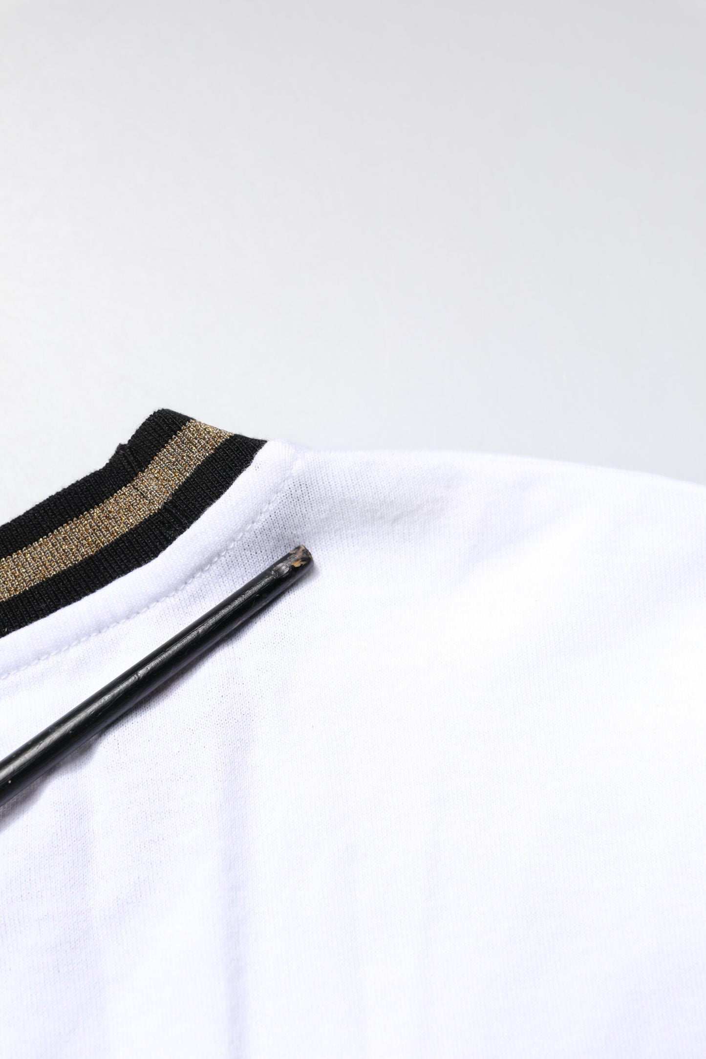 Dolce &amp; Gabbana – Weißes Baumwoll-T-Shirt mit Rundhalsausschnitt und grafischem Print