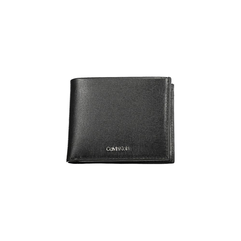 Calvin Klein Herren-Geldbörse aus Polyester, Schwarz