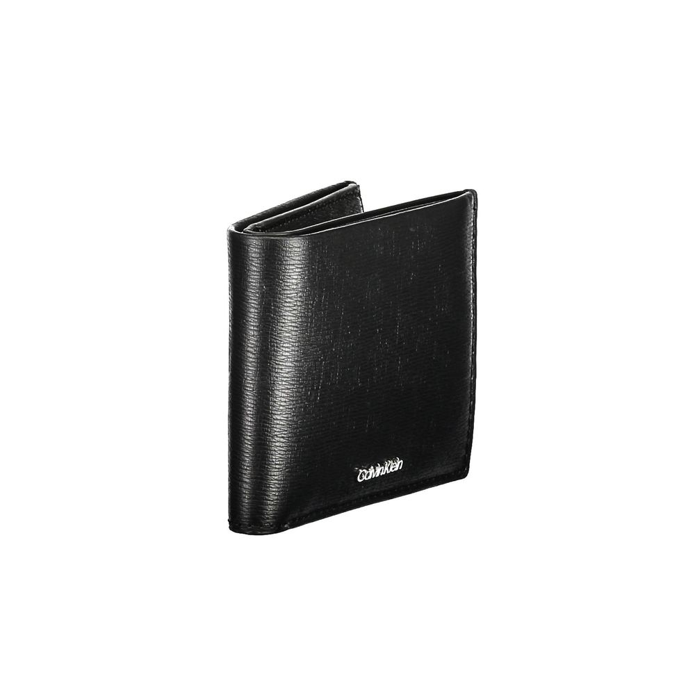 Calvin Klein Herren-Geldbörse aus Polyester, Schwarz