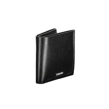 Calvin Klein Herren-Geldbörse aus Polyester, Schwarz