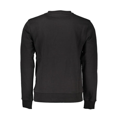 Cavalli Class Schwarzer Baumwollpullover für Herren