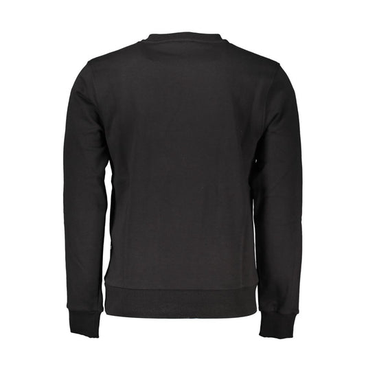 Cavalli Class Schwarzer Baumwollpullover für Herren