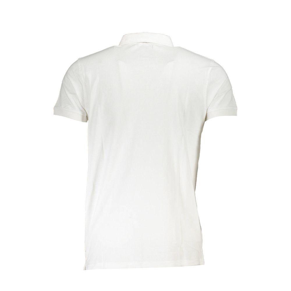 Weißes Poloshirt aus Baumwolle von Cavalli Class