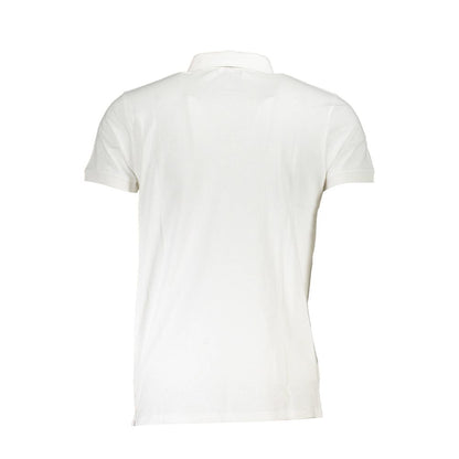 Weißes Poloshirt aus Baumwolle von Cavalli Class