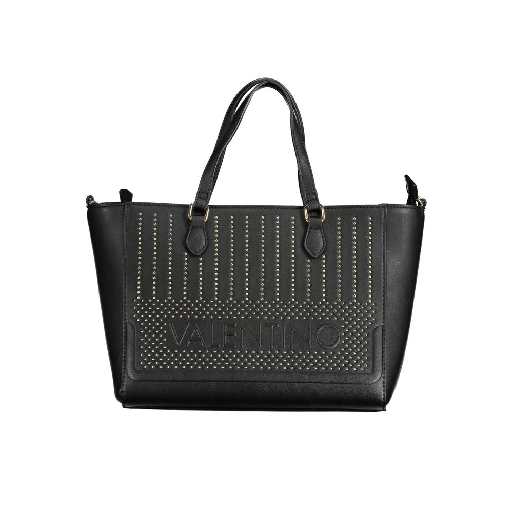 Mario Valentino Schwarze Polyethylen-Handtasche