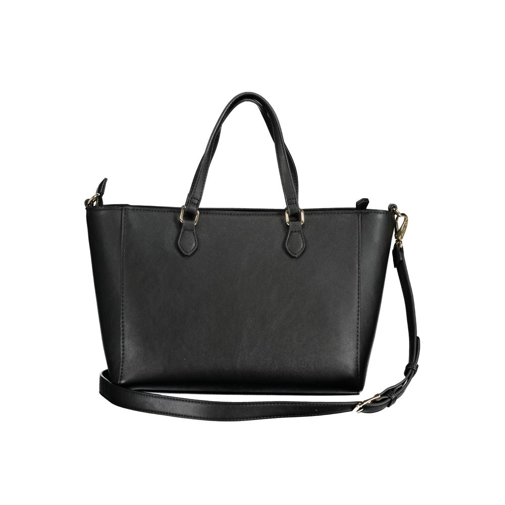 Mario Valentino Schwarze Polyethylen-Handtasche