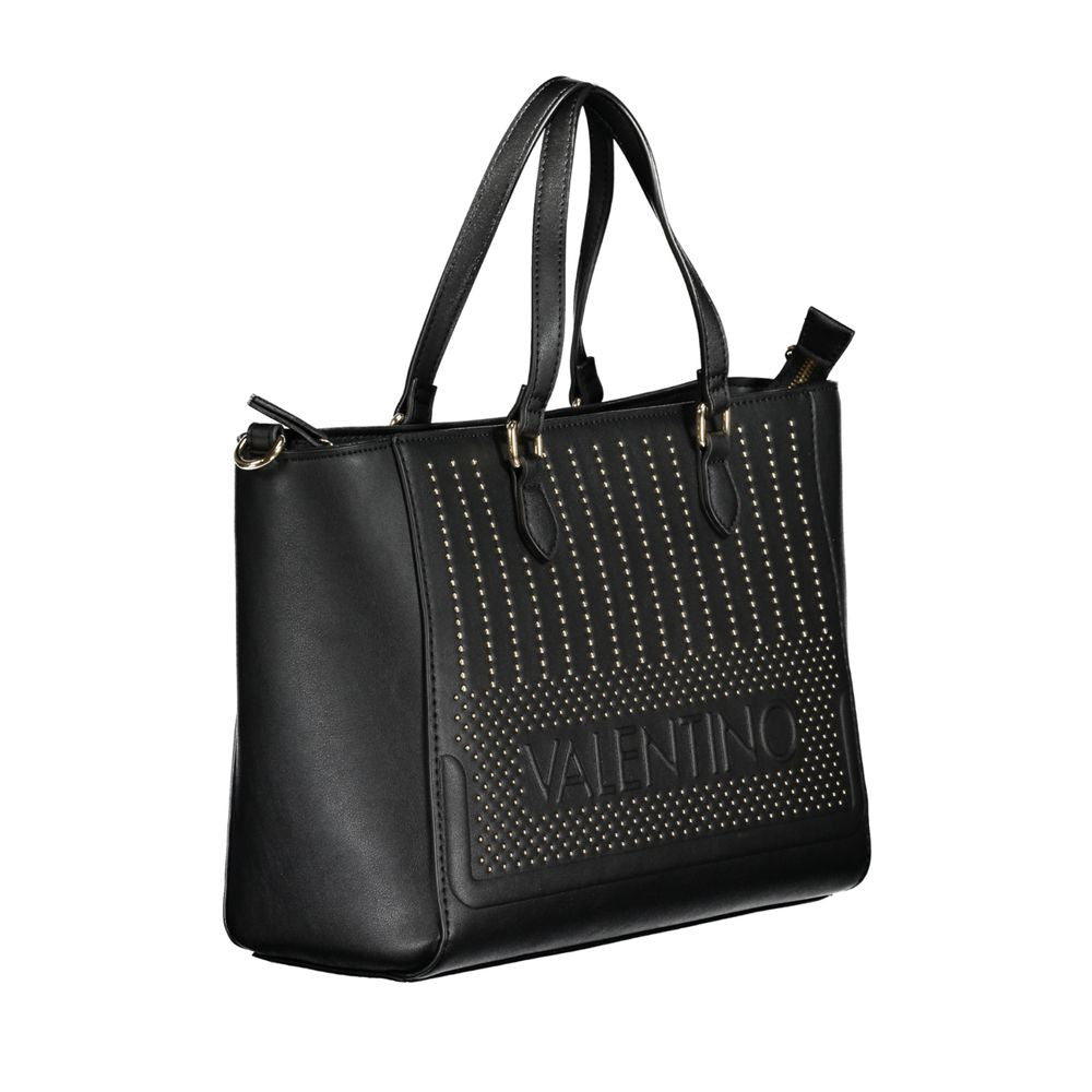 Mario Valentino Schwarze Polyethylen-Handtasche