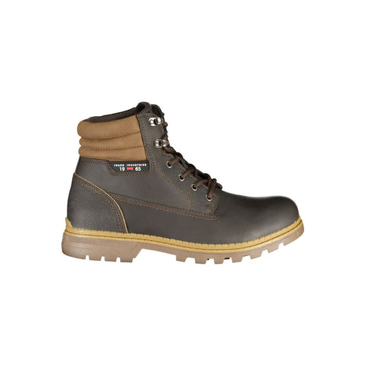Carrera Brauner Polyester-Herrenstiefel