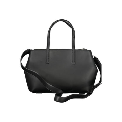 Calvin Klein Schwarze Polyester-Handtasche