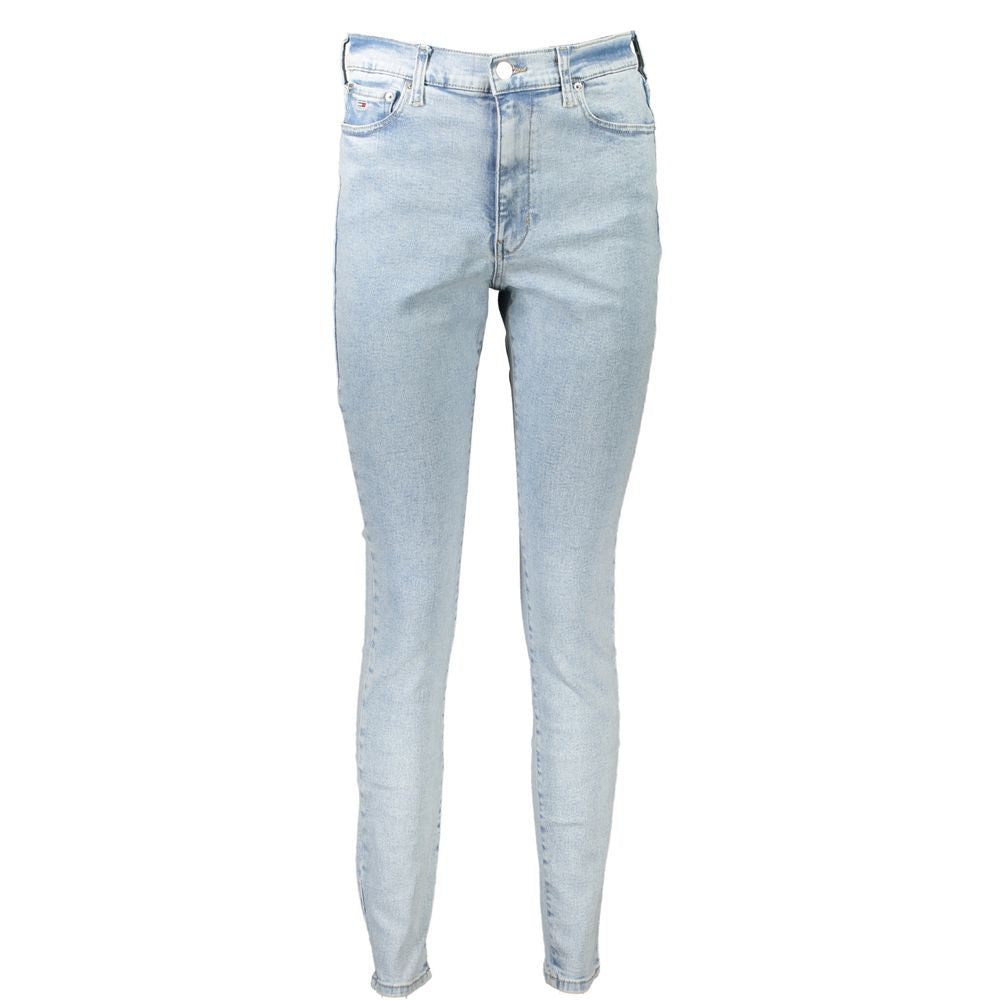 Tommy Hilfiger – Skinny-Jeans aus Baumwolle für Damen in Blau