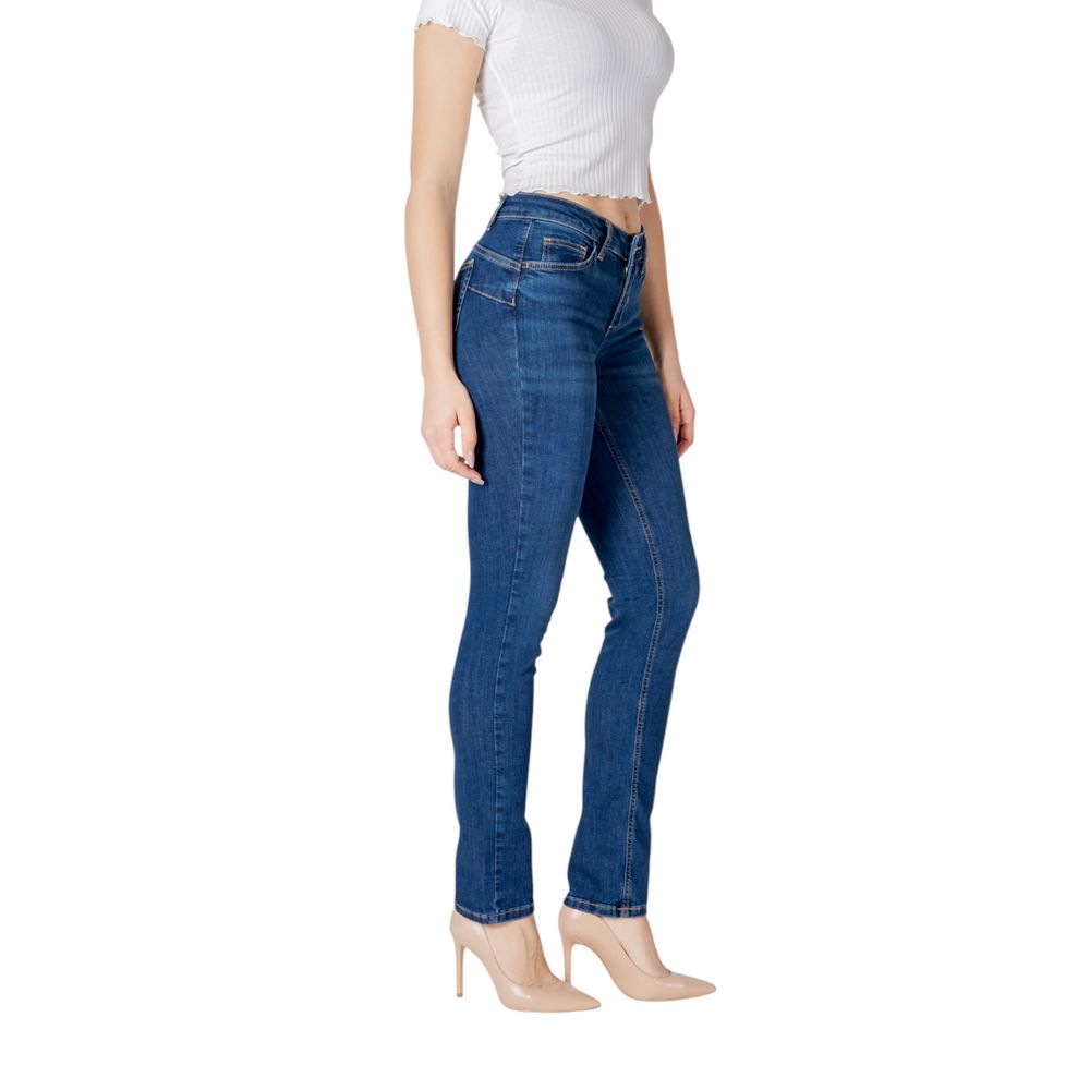 Liu Jo Blue Cotton Mom Jeans