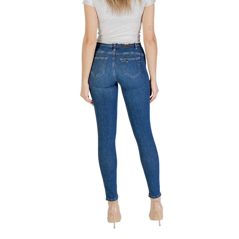 Liu Jo, Blaue Skinny-Jeans aus Baumwolle