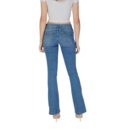 Liu Jo Hellblaue Bootcut-Jeans aus Baumwolle