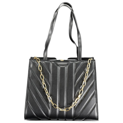 Mario Valentino Black Polyethylene Handbag