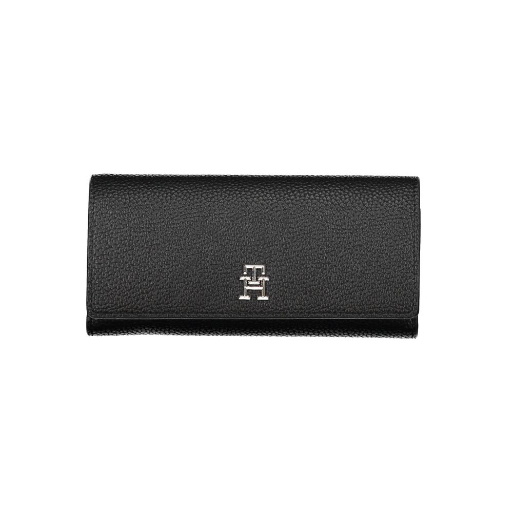Tommy Hilfiger – Schwarze Polyethylen-Geldbörse für Damen