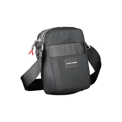 Tommy Hilfiger – Schwarze Polyester-Umhängetasche