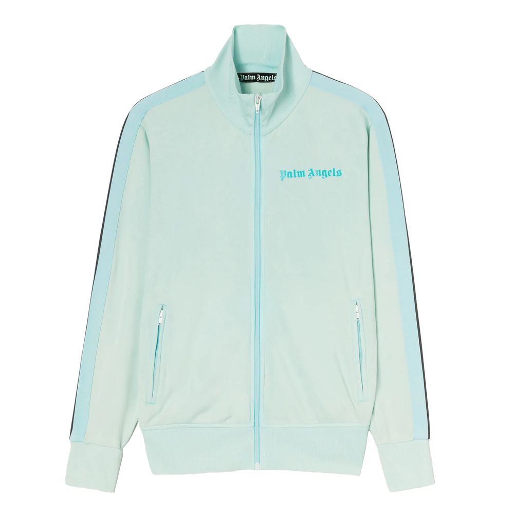 Palm Angels Grüner Polyamid-Herrenpullover