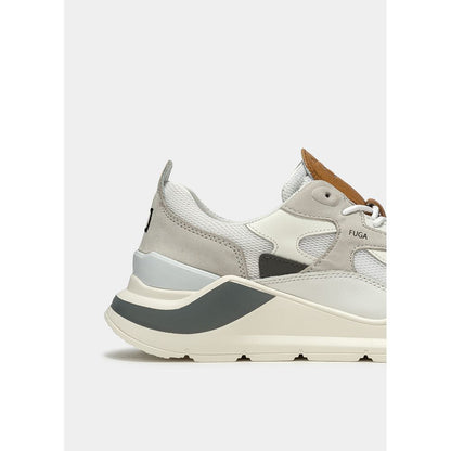 DATE Sneaker aus weißem Leder