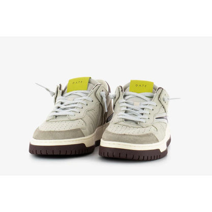 DATE Beige Ledersneaker