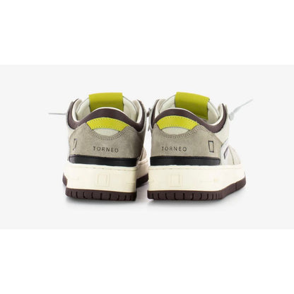 DATE Beige Ledersneaker