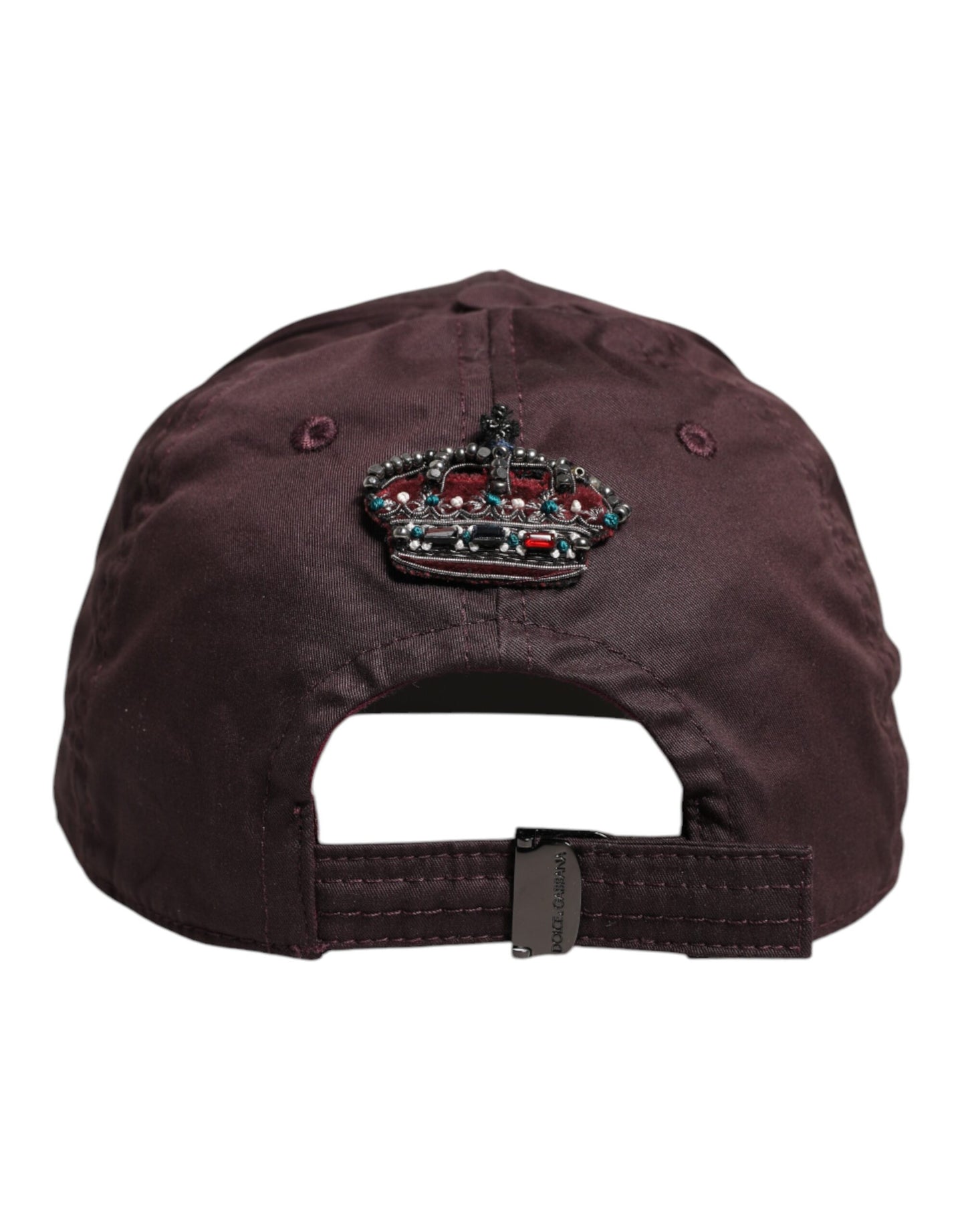 Dolce &amp; Gabbana – Baseballkappe „DG Crown“ aus Baumwolle mit 6 Paneelen, Braun