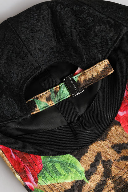 Dolce &amp; Gabbana – Mehrfarbige Baseballkappe mit 6 Paneelen und DG-Logo-Aufnäher