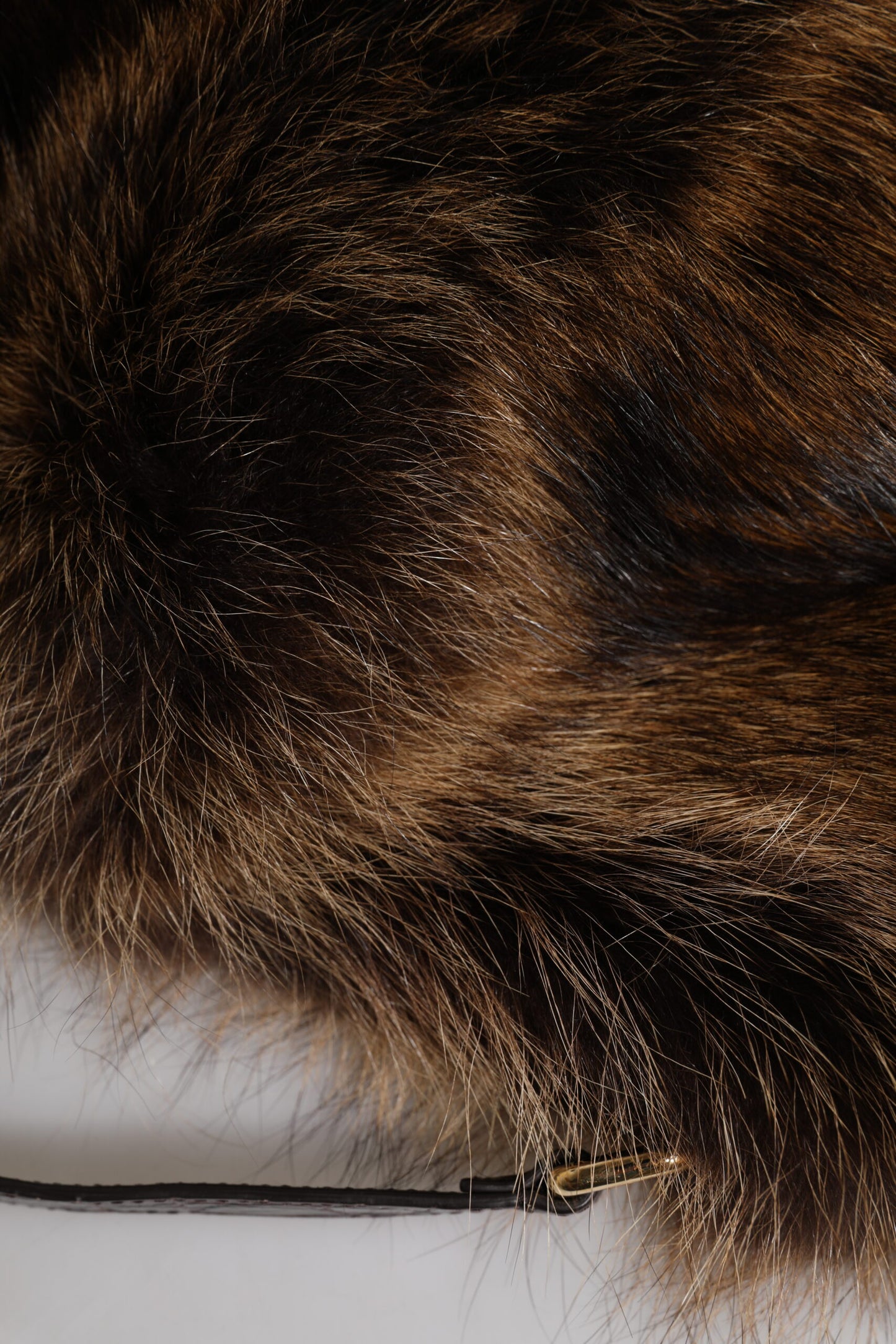 Dolce & Gabbana Brown Fur Women Bucket Hat