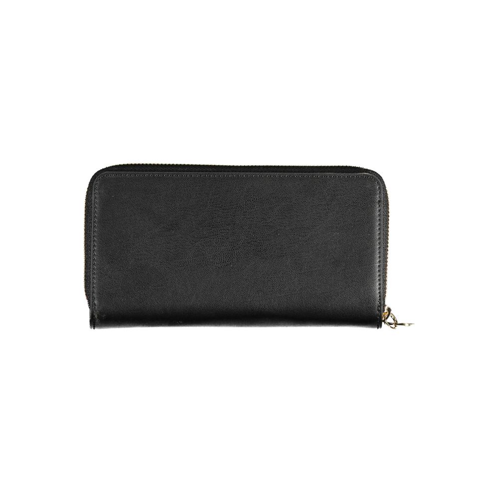 Tommy Hilfiger – Schwarze Polyethylen-Geldbörse für Damen